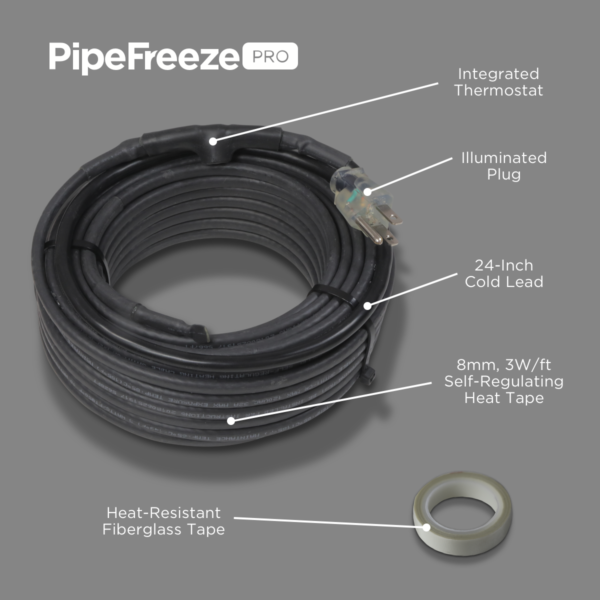 Heat Tape for Pipes PipeFreeze PRO Heat Cable Store
